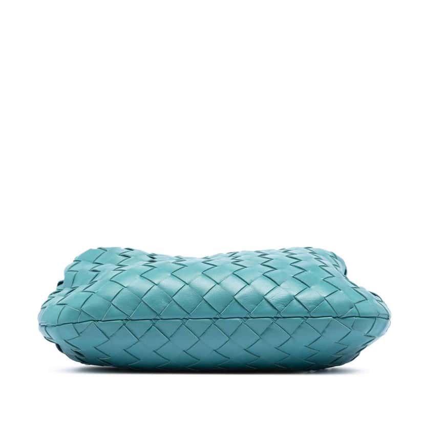Bottega Veneta Mini Nappa Intrecciato Jodie Blue Leather Very good condition - Inside View