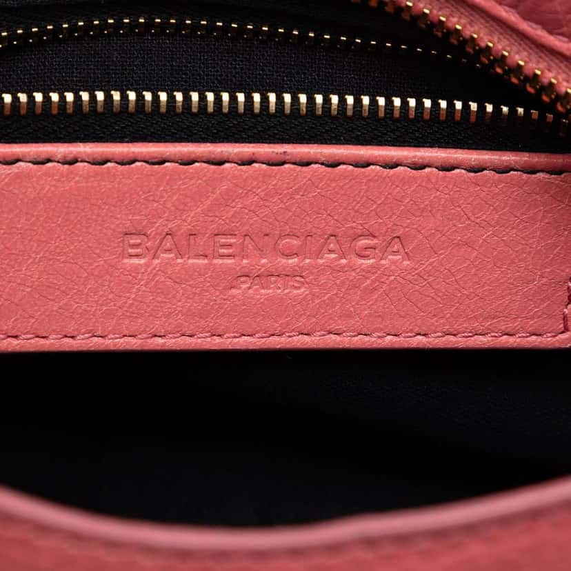 Balenciaga Mini Lambskin Motocross Giant 21 City Satchel Pink Leather Very good condition - Box View