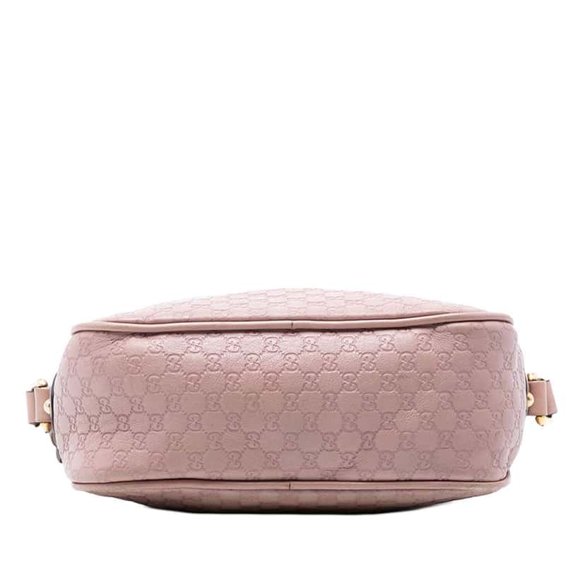Gucci Microguccissima Sunshine Disco Camera Bag Pink Leather Very good condition - Inside View