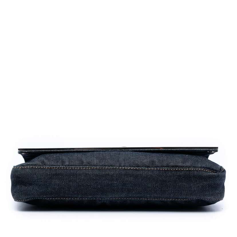 Fendi Denim Baguette Blue Denim Very good condition - Inside View