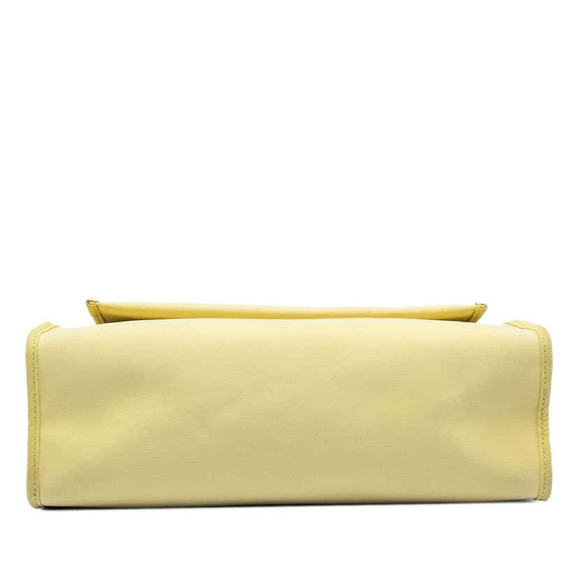 Hermès Toile Herbag Zip 31 Yellow Canvas Very good condition - Inside View