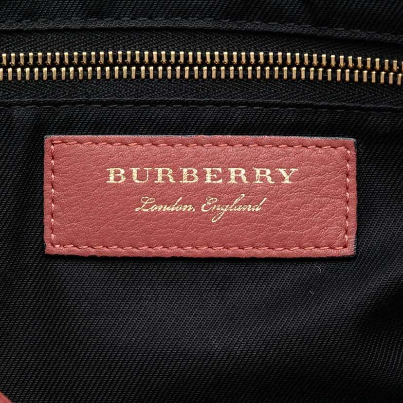 Burberry Haymarket Check Coated Canvas Chichester Crossbody Beige Canvas Very good condition - Box View