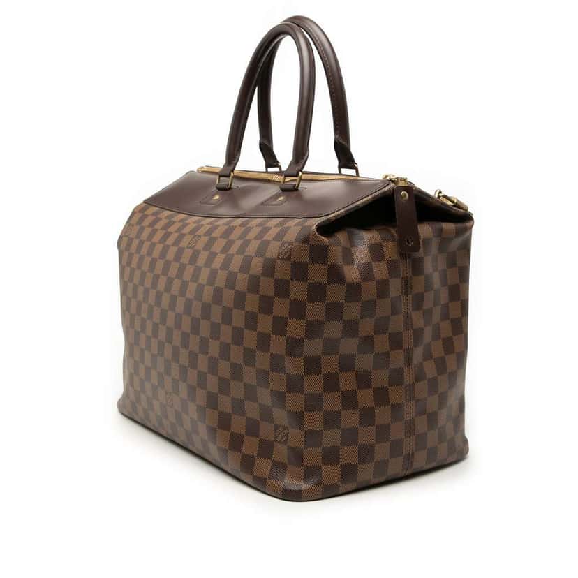 Louis Vuitton Damier Ebene Greenwich PM Brown Very good condition - Back View