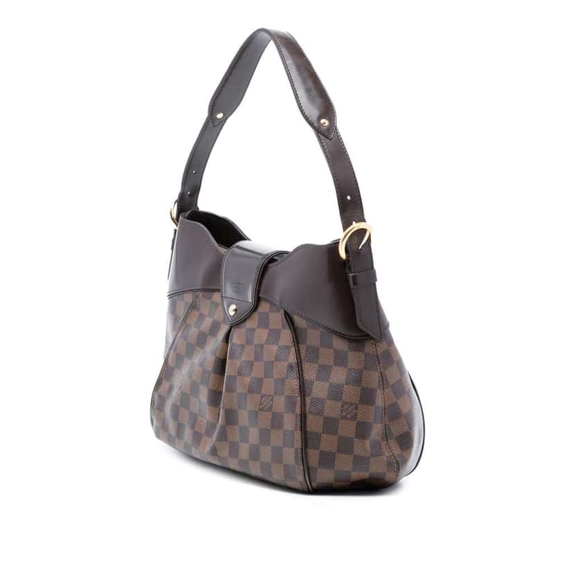 Louis Vuitton Damier Ebene Sistina MM Brown Very good condition - Back View