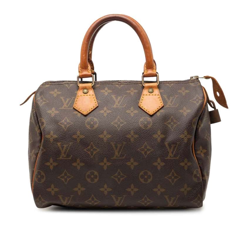Louis Vuitton Monogram Speedy 25 Brown Good condition - Front View