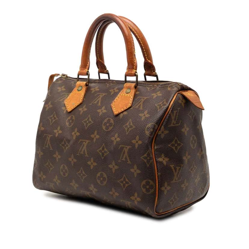 Louis Vuitton Monogram Speedy 25 Brown Good condition - Back View