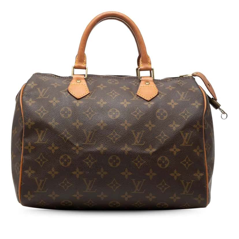 Louis Vuitton Monogram Speedy 30 Brown Good condition - Front View