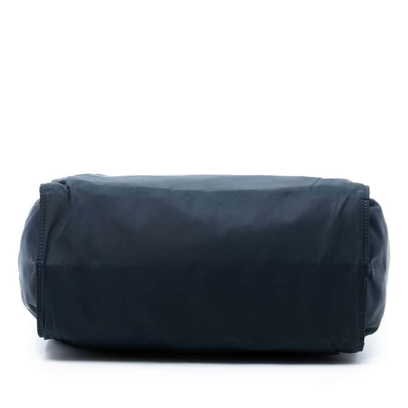 Prada Tessuto Metal Handle Bag Blue Very good condition - Inside View