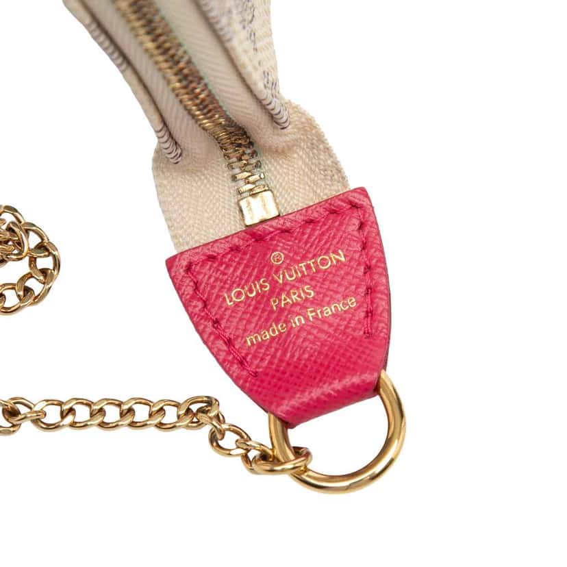 Louis Vuitton Damier Azur Animation Hollywood Mini Pochette Accessoires White Very good condition - Box View