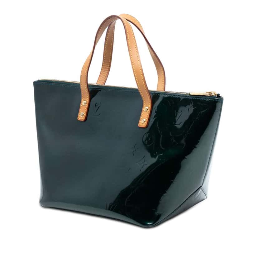 Louis Vuitton Monogram Vernis Bellevue PM Green Leather Very good condition - Back View