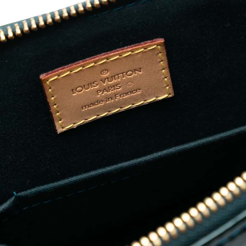 Louis Vuitton Monogram Vernis Bellevue PM Green Leather Very good condition - Box View