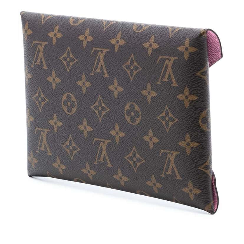 Louis Vuitton Monogram Christmas Animation Vivienne Kirigami Pochette GM Brown Very good condition - Back View