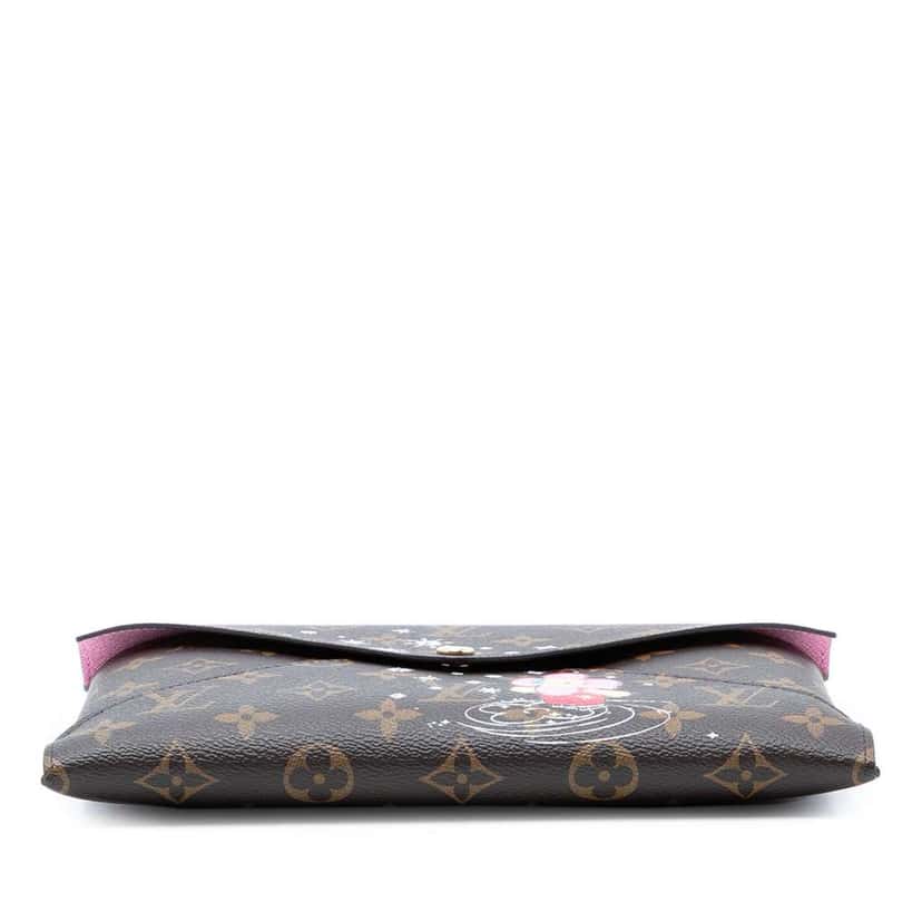 Louis Vuitton Monogram Christmas Animation Vivienne Kirigami Pochette GM Brown Very good condition - Inside View