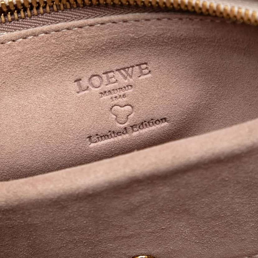 Loewe Limited Edition Cherry Blossom Leather Amazona 36 White Leather Very good condition - Box View