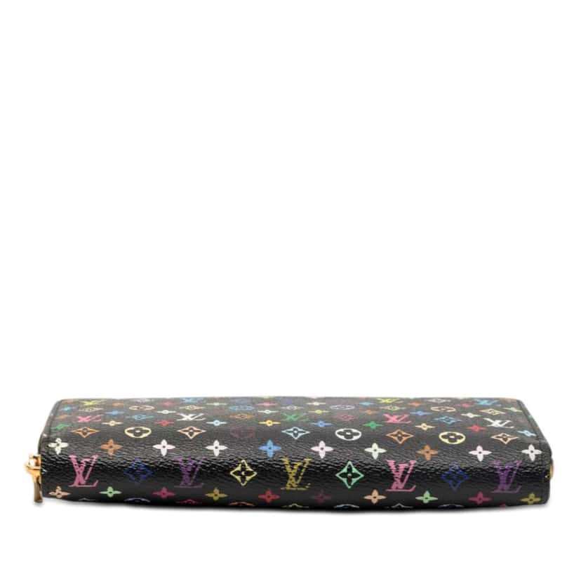 Louis Vuitton Monogram Multicolore Zippy Wallet Black Very good condition - Inside View