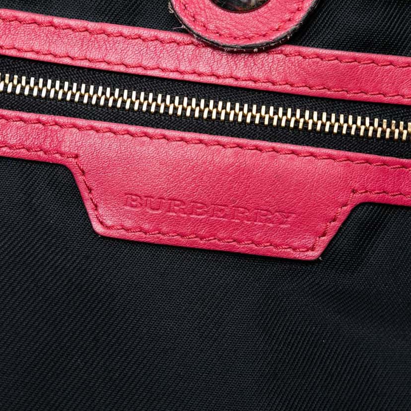 Burberry Small Haymarket Check Canvas and Leather Canterbury Tote Beige Canvas Very good condition - Box View