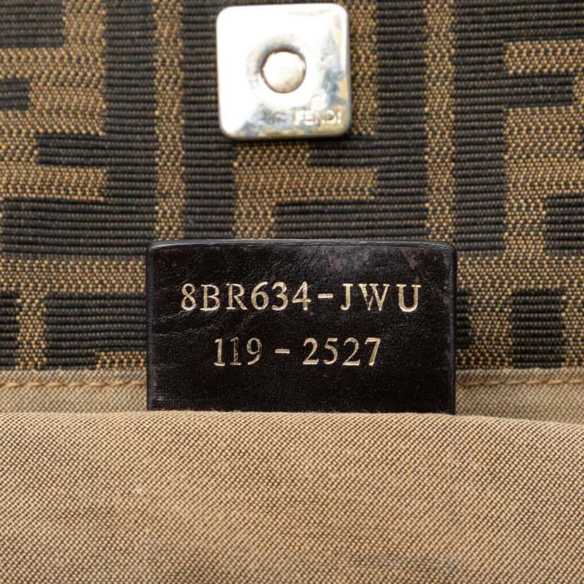 Fendi Zucca Canvas Chef Tote Brown Canvas Very good condition - Box View