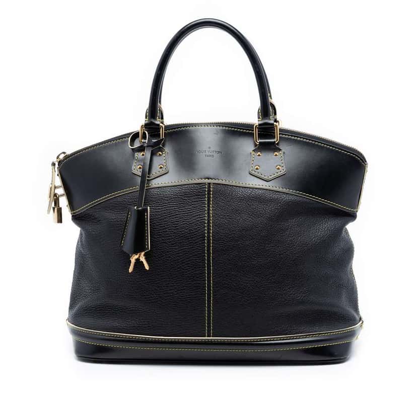 Louis Vuitton Suhali Lockit PM Black Leather Very good condition - Front View