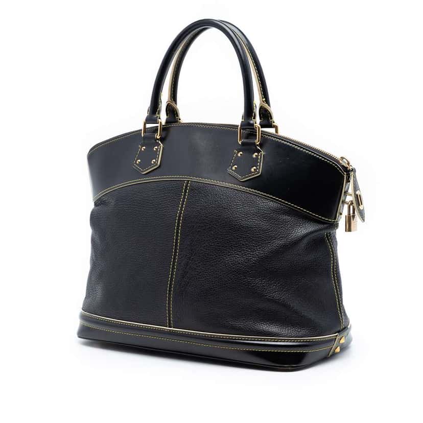Louis Vuitton Suhali Lockit PM Black Leather Very good condition - Back View