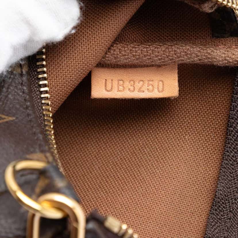 Louis Vuitton Monogram Mini Pochette Accessoires Brown Very good condition - Box View