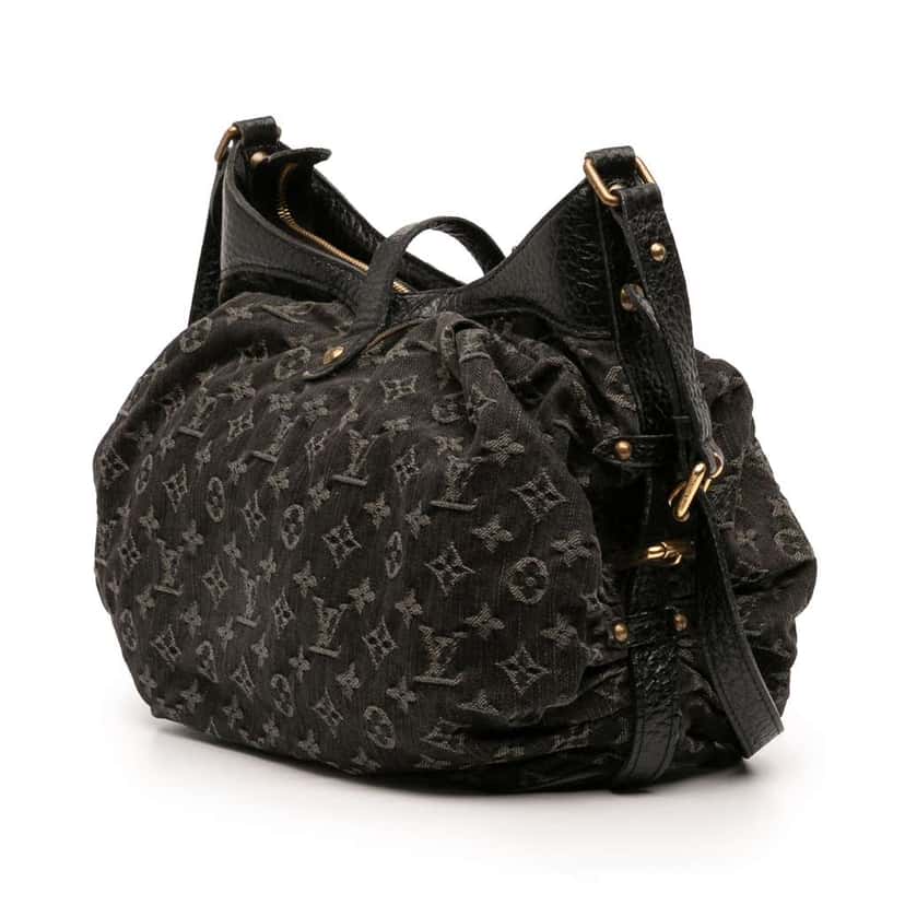 Louis Vuitton Monogram Denim Mahina XS Black Denim Very good condition - Back View