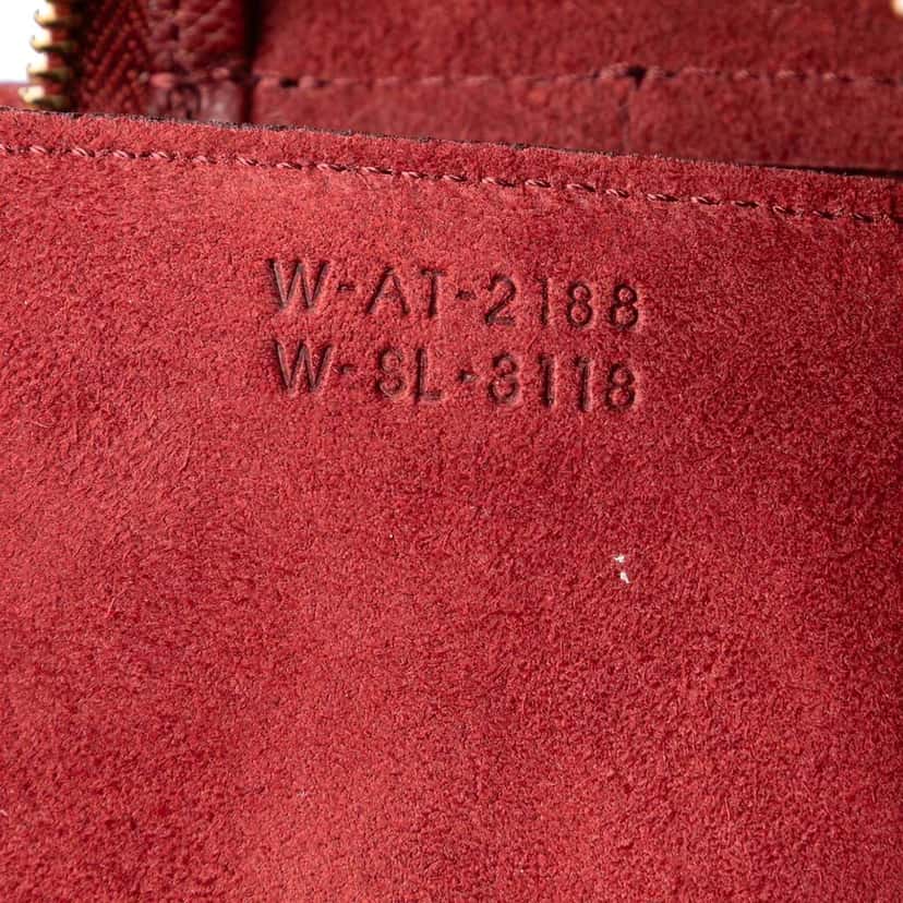 Celine Micro Grained Calfskin Belt Bag Red Leather Very good condition - Box View