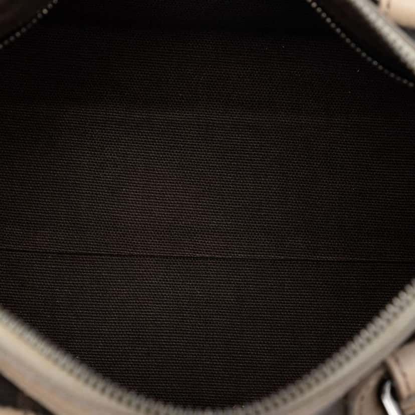 Burberry Smoke Check Coated Canvas Chester Boston Bag Brown Canvas Very good condition - Model View