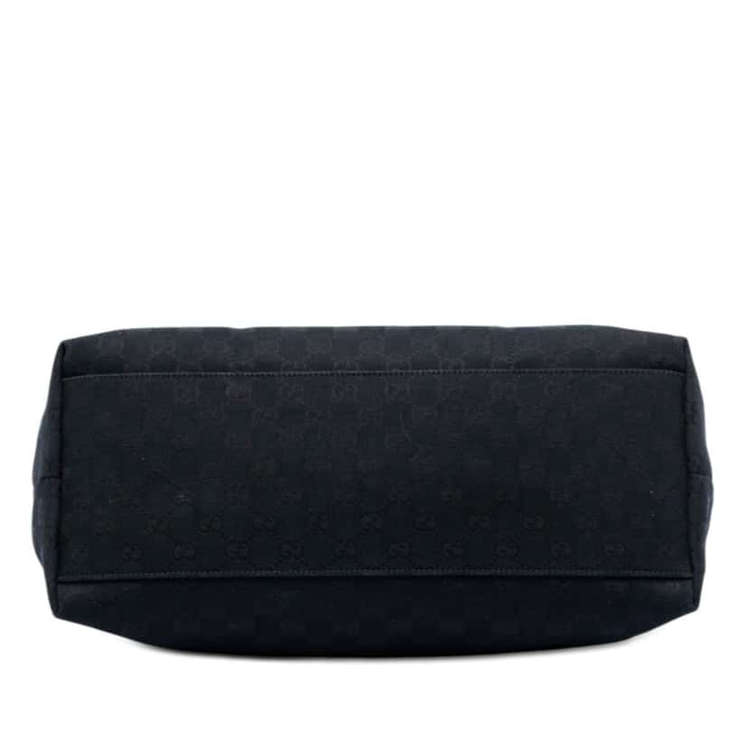 Gucci GG Canvas Web Tote Black Canvas Very good condition - Inside View