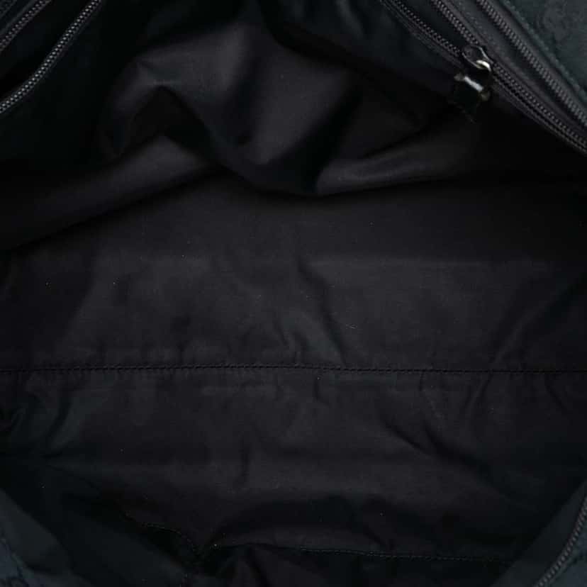 Gucci GG Canvas Web Tote Black Canvas Very good condition - Model View