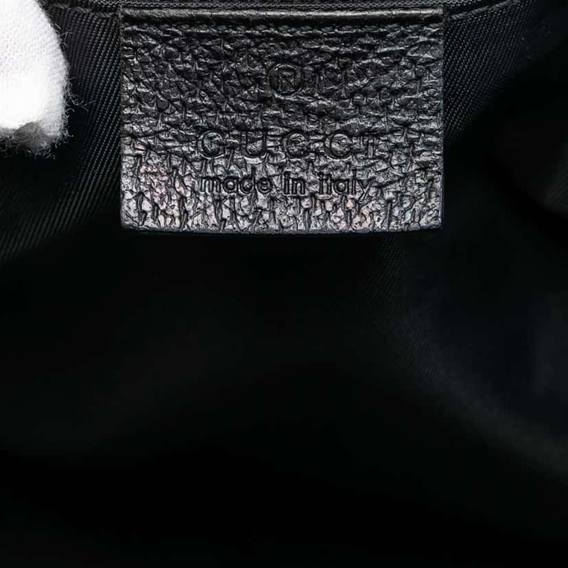 Gucci GG Canvas Web Tote Black Canvas Very good condition - Box View