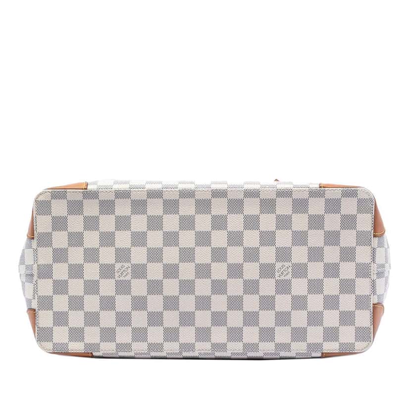 Louis Vuitton Damier Azur Hampstead MM White Very good condition - Inside View