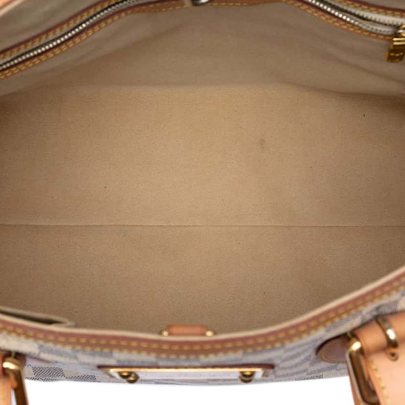 Louis Vuitton Damier Azur Hampstead MM White Very good condition - Model View