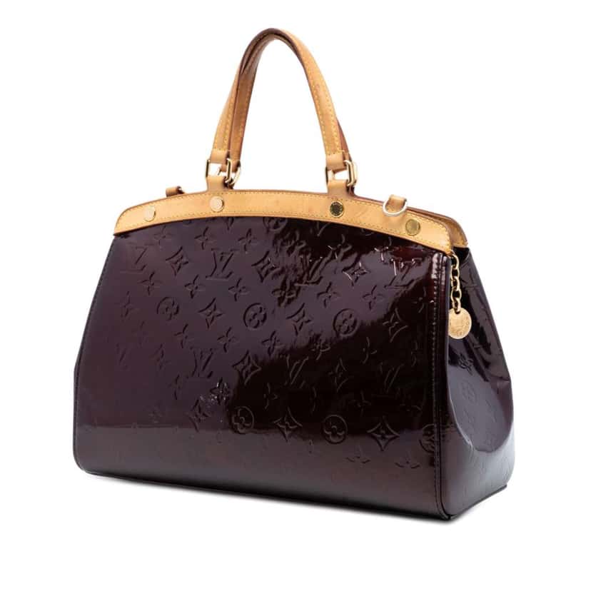 Louis Vuitton Monogram Vernis Brea MM Purple Leather Very good condition - Back View