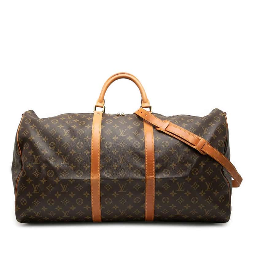Louis Vuitton Monogram Keepall Bandouliere 60 Brown Very good condition - Front View