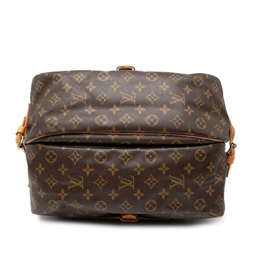 Louis Vuitton Monogram Saumur 35 Brown Good condition - Inside View