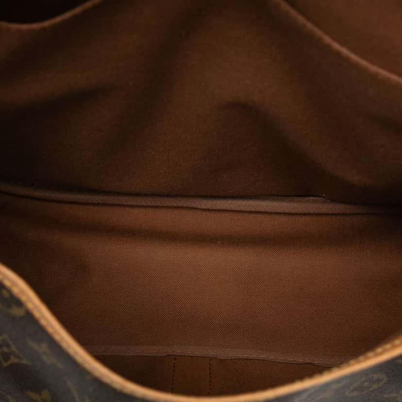 Louis Vuitton Monogram Saumur 35 Brown Good condition - Model View