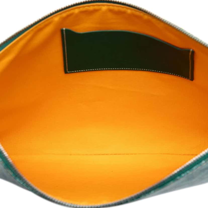 Goyard Goyardine Senat MM Green Canvas Very good condition - Model View