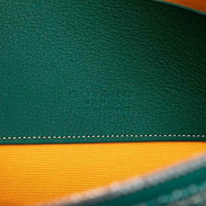 Goyard Goyardine Senat MM Green Canvas Very good condition - Box View