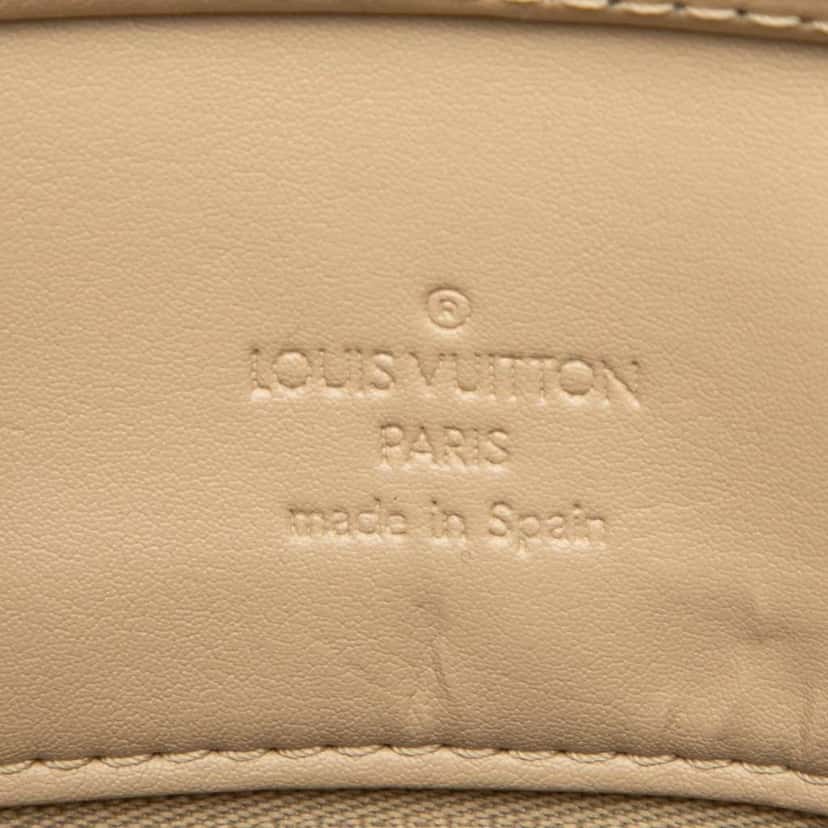 Louis Vuitton Monogram Vernis Houston Beige Leather Very good condition - Box View