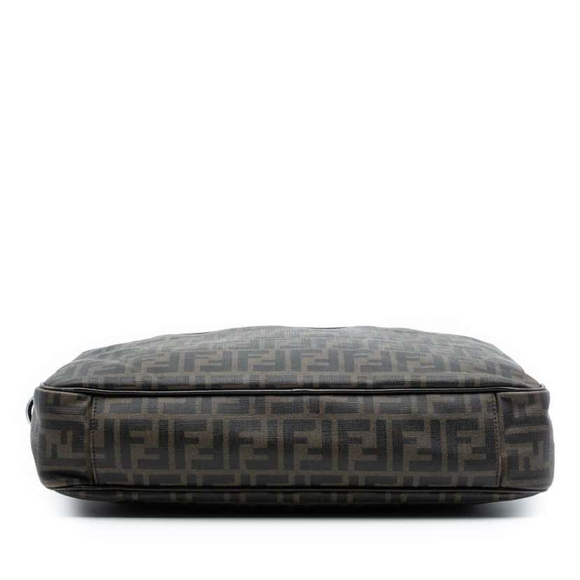 Fendi Zucca Coated Canvas Business Bag Brown Canvas Very good condition - Inside View