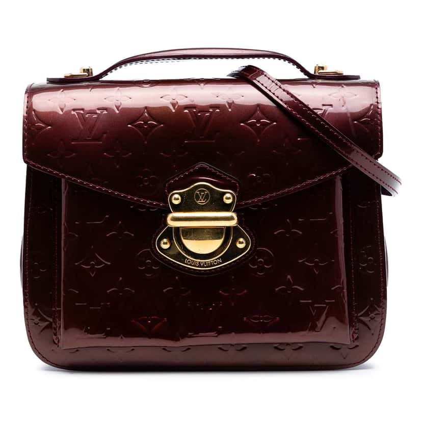 Louis Vuitton Monogram Vernis Miranda Red Leather Very good condition - Front View