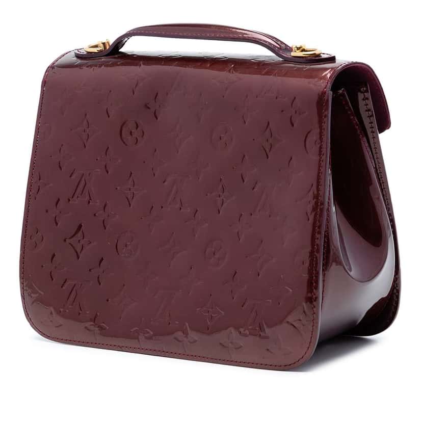 Louis Vuitton Monogram Vernis Miranda Red Leather Very good condition - Back View