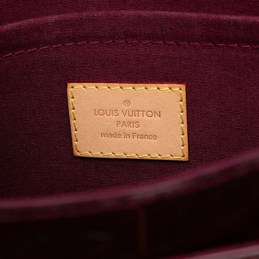 Louis Vuitton Monogram Vernis Miranda Red Leather Very good condition - Box View