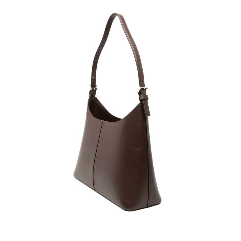 Burberry Leather Shoulder Bag Brown Leather Very good condition - Back View