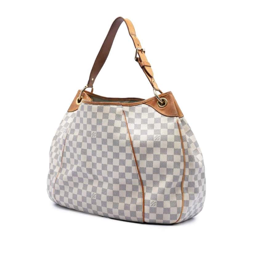 Louis Vuitton Damier Azur Galliera GM White Very good condition - Back View