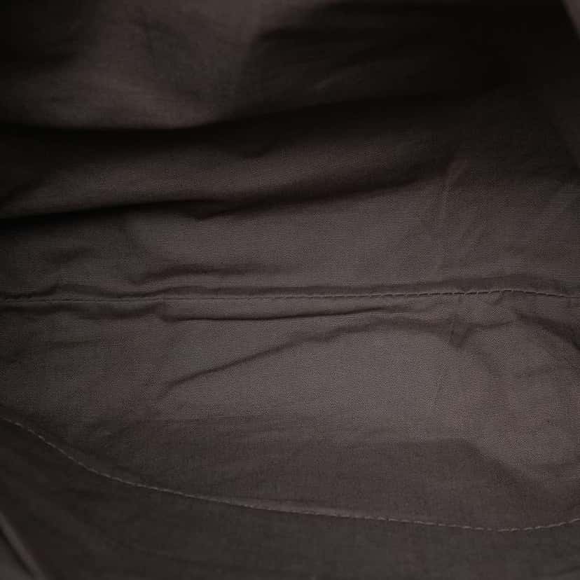 Bottega Veneta Intrecciato Trimmed Nappa Convertible Tote Grey Leather Very good condition - Model View