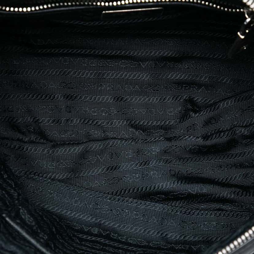 Prada Impuntu Tessuto Chain Flap Crossbody Black Very good condition - Model View