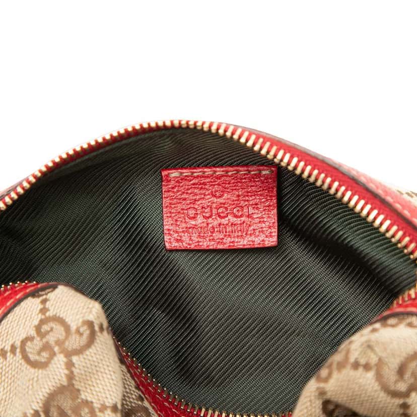 Gucci GG Canvas Cosmetic Pouch Beige Canvas Very good condition - Box View