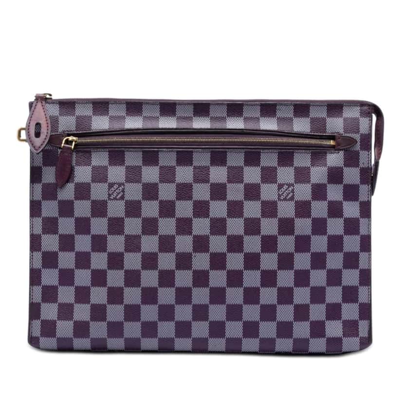 Louis Vuitton Damier Couleurs Kit Clutch Purple Very good condition - Front View