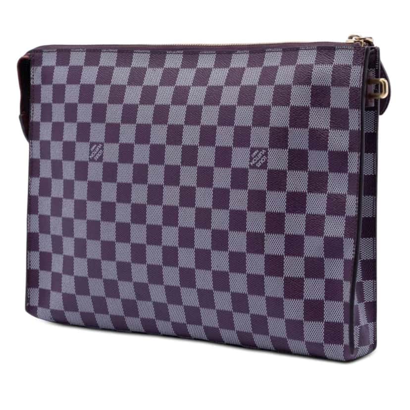 Louis Vuitton Damier Couleurs Kit Clutch Purple Very good condition - Back View